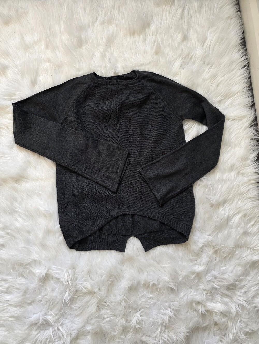 Women's Crewneck Knit Sweater in Black